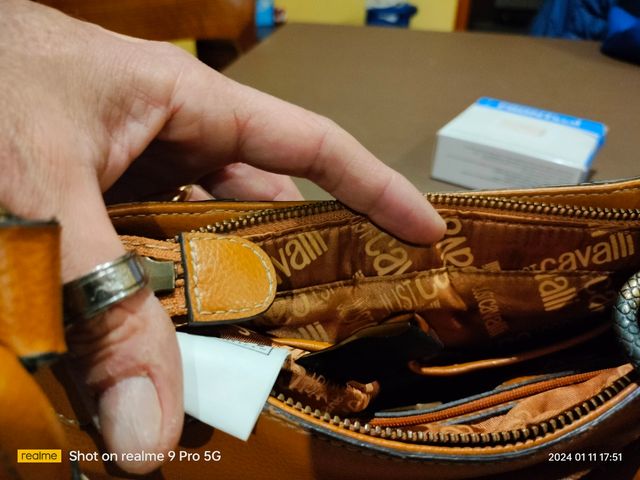 Borsa Just Cavalli Vera pelle