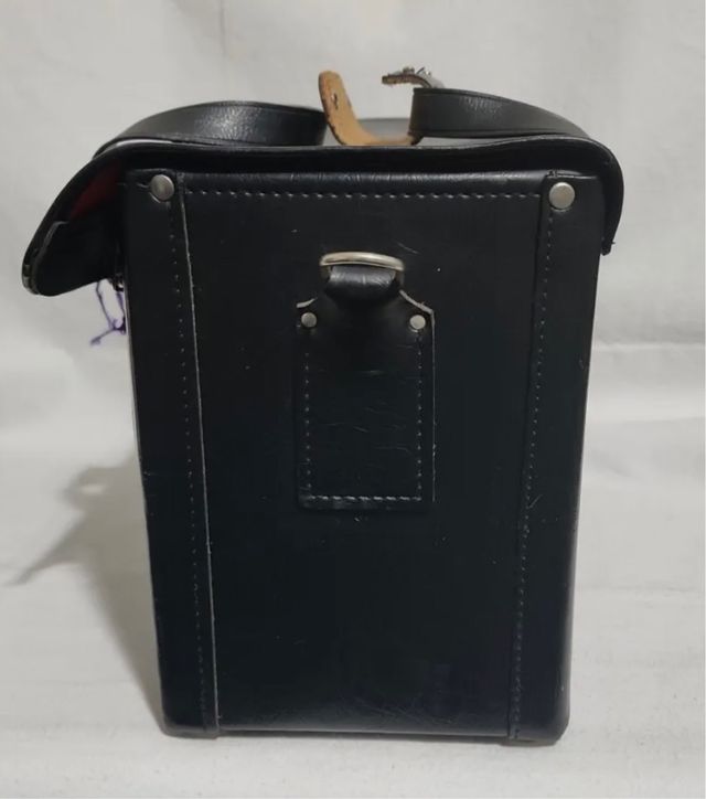 maletin cuero vintage de fotografia