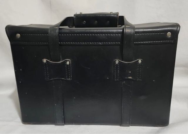 maletin cuero vintage de fotografia