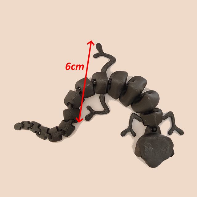 Camaleonte Articolato Snodabile Stampata in 3D