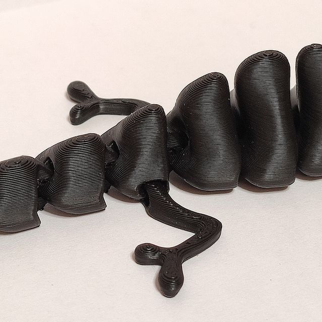 Camaleonte Articolato Snodabile Stampata in 3D