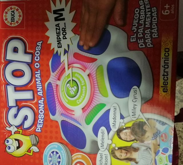 El juego de mesa Stop