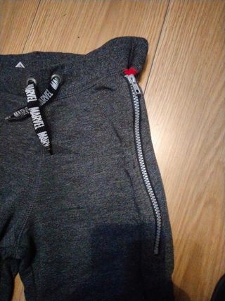 Pantalón chándal niño marvel gris oscuro