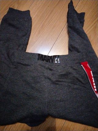 Pantalón chándal niño marvel gris oscuro