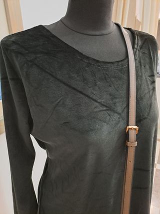 Maglia nera in velluto