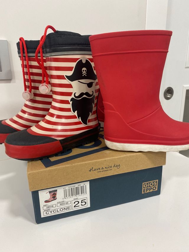 Botas de agua Núm. 24 y 25