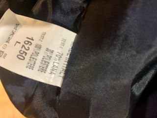 Cappotto Lana Blu tg.L Donna Uomo