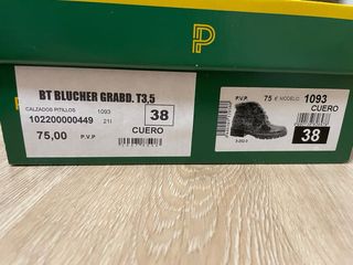 Botines piel mujer color marrón