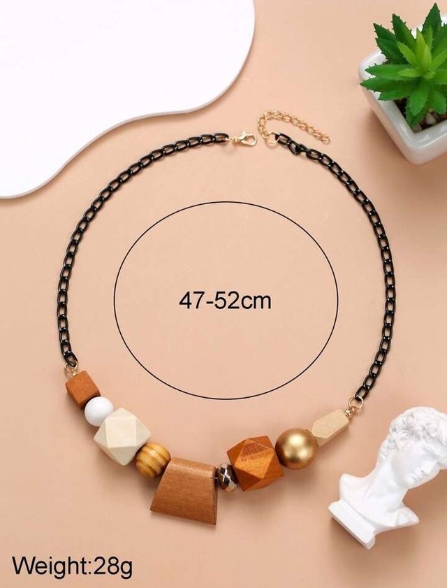 Collar madera sin estrenar