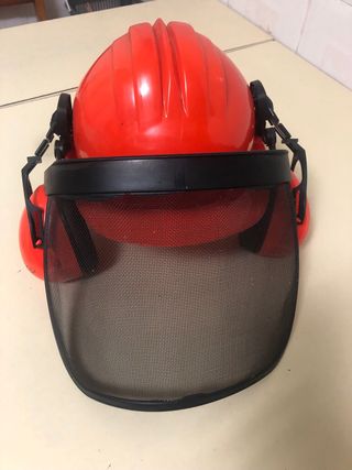 Casco desbrozadora