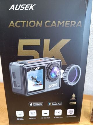 Cámara deportiva Ausek 5k + Accesorios