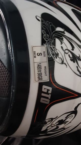 Casco y chaqueta moto niño