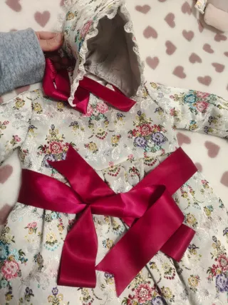Traje fallera bebe 6-9 meses