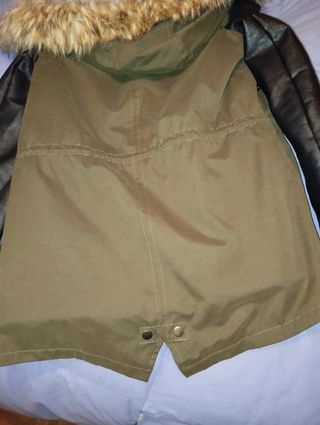 Abrigo verde militar