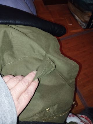 Abrigo verde militar