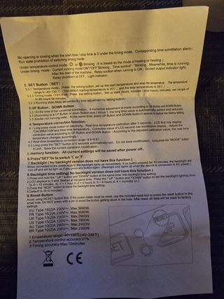 2 Temporizadores de enchufe con temperatura