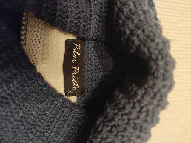 Jersey cuello alto. Pilar Prieto. XL