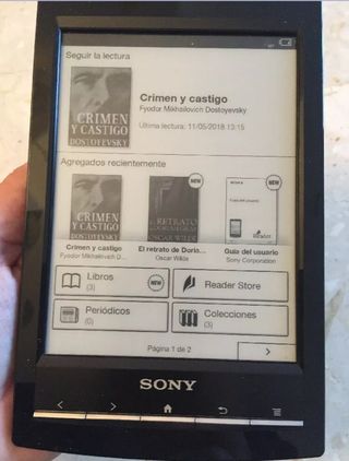 ebook Sony PRST1 