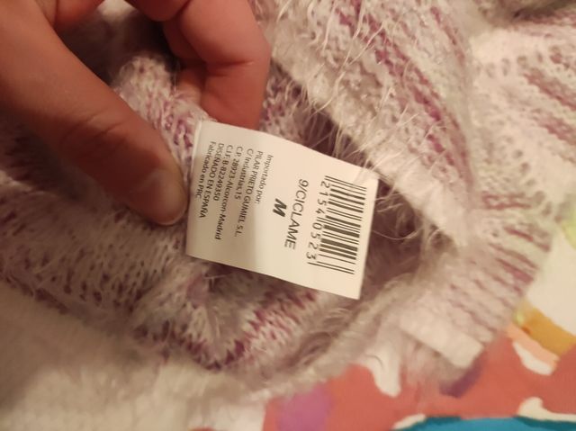 Jersey cuello alto. Pilar Prieto. M