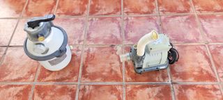 Motor/bomba y filtro de depuradora de piscina