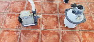 Motor/bomba y filtro de depuradora de piscina