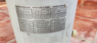 Motor/bomba y filtro de depuradora de piscina