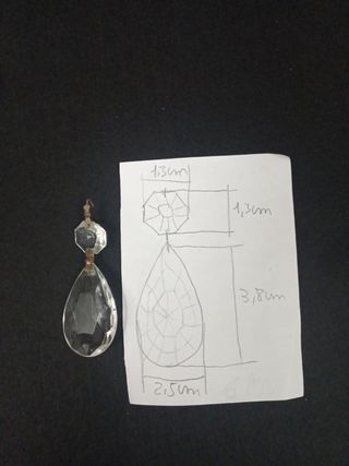 Lote lagrimas cristal