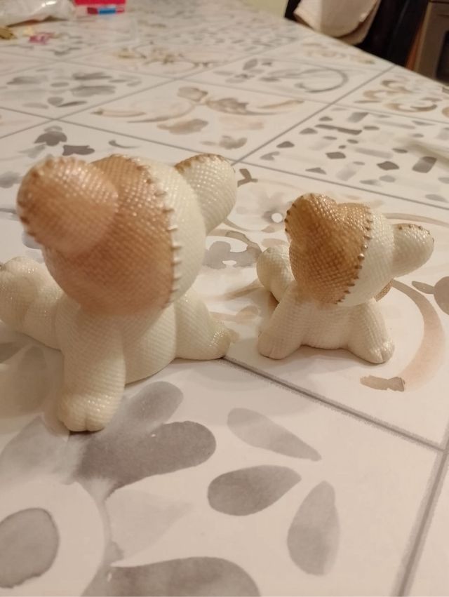 Coppia orsi porcellana 