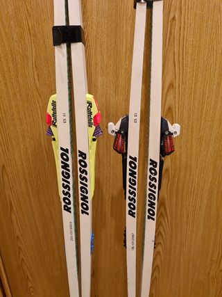 lote 2 equipos esquis de fondo