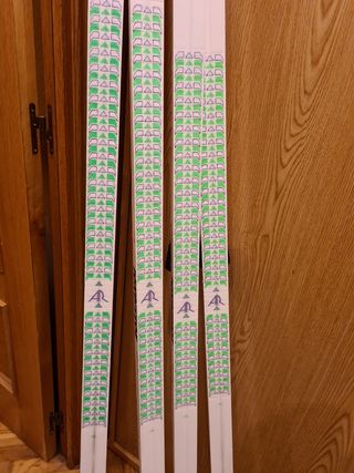 lote 2 equipos esquis de fondo