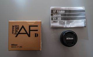NIKON 50mm F1.8 D  como nuevo