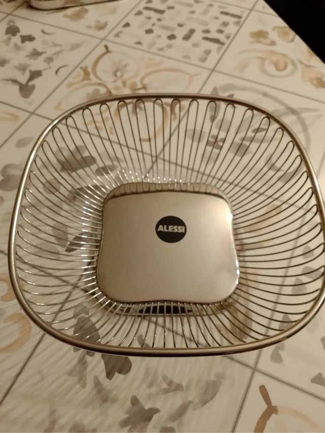 ALESSI Cestino a dilo quadrato 