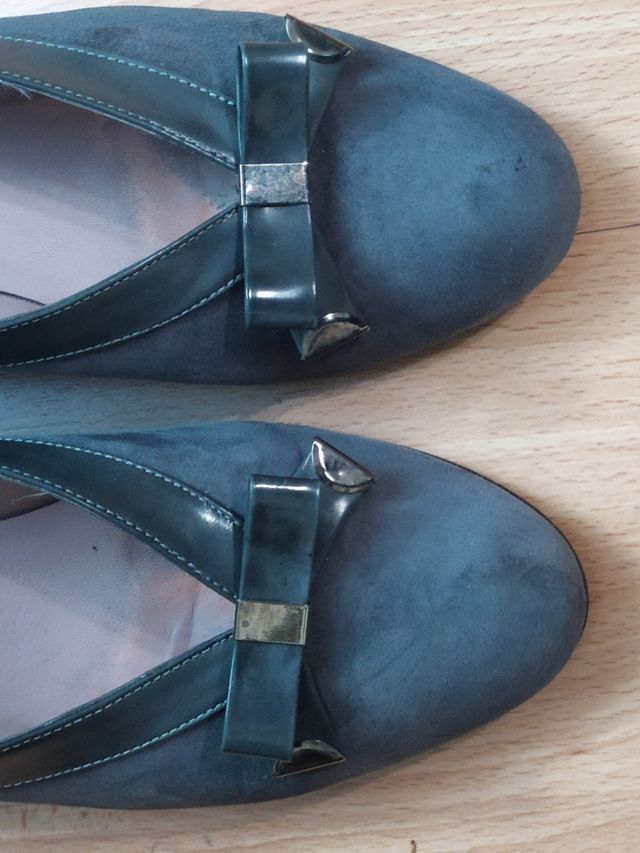 Nº 192.- Zapatos gris y charol