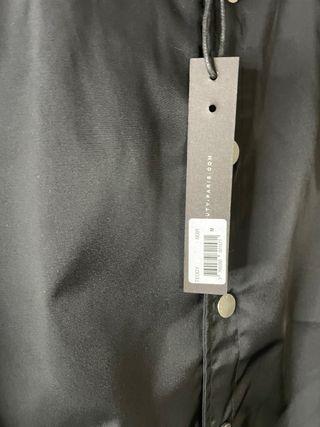 Chaqueta Bomber Negra y Blanca Mouty
