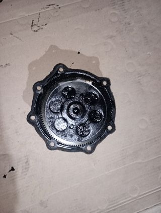 Polea y tapa bomba inyectora Nissan Terrano 