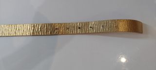 Cinto Vimaga dourado em pele 80