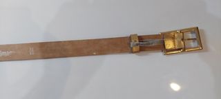 Cinto Vimaga dourado em pele 80