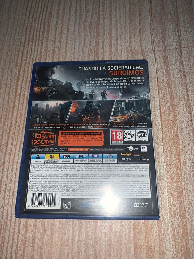 The Division (juego de la play 4)