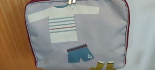 Mala em tecido para crianças Vertbaudet