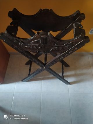 Antico portabottiglie in legno