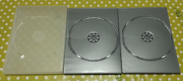 3 custodie 2 slim e 1 normale per dvd