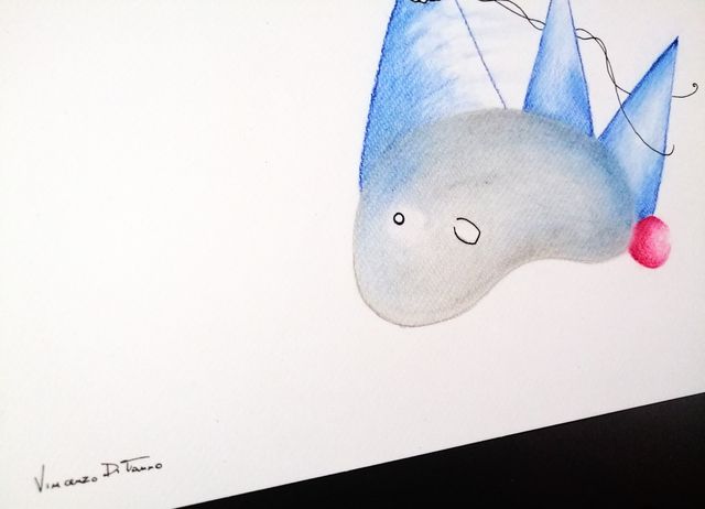 Animale Fantastico, Quadro in Carboncino