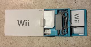 Wii con accesorios Balance Board y wii fit
