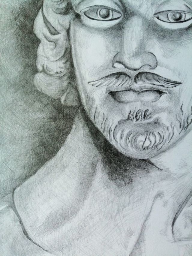 Shakespeare, Ritratto, Quadro in Grafite