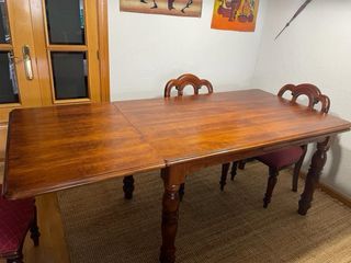 Mesa comedor madera 4 sillas