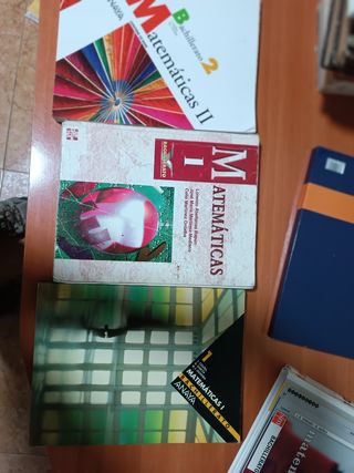 Libros matemáticas 1⁰ y 2⁰ Bachillerato .
