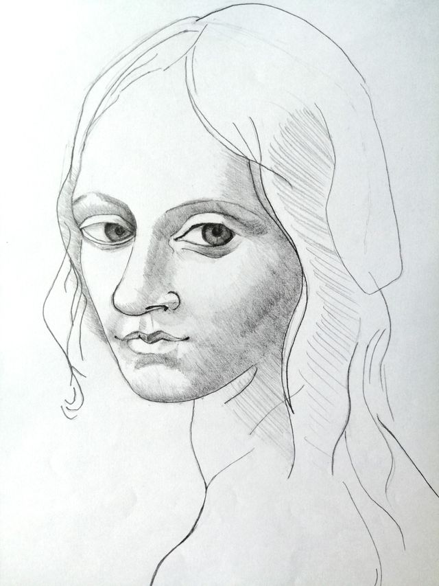 L’Angelo di Leonardo Da Vinci, Quadro in Grafite