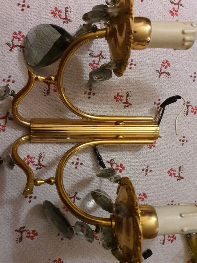 APPLIQUES IN OTTONE ANNI 50