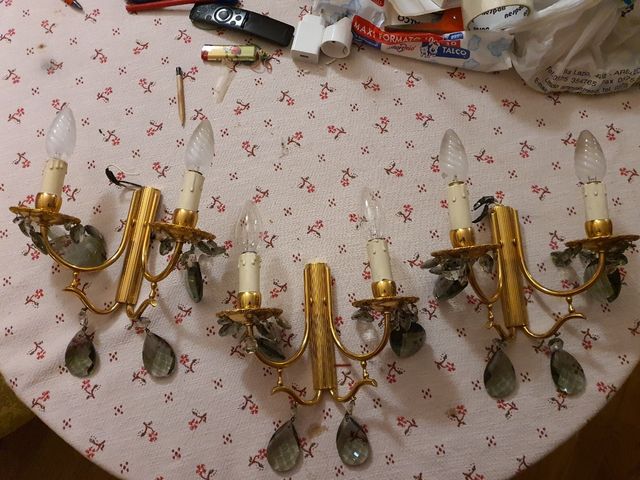 APPLIQUES IN OTTONE ANNI 50