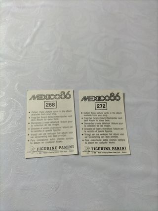 Cromos selección española México 86